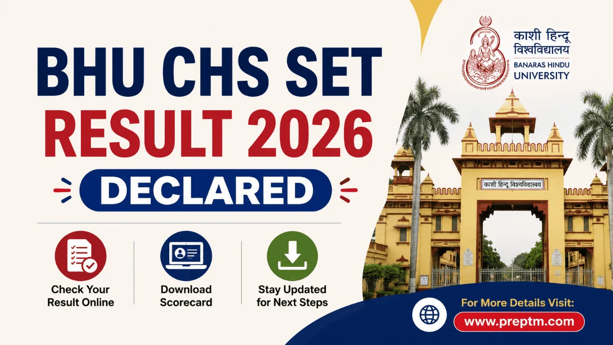 BHU CHS SET Result 2026 Declared